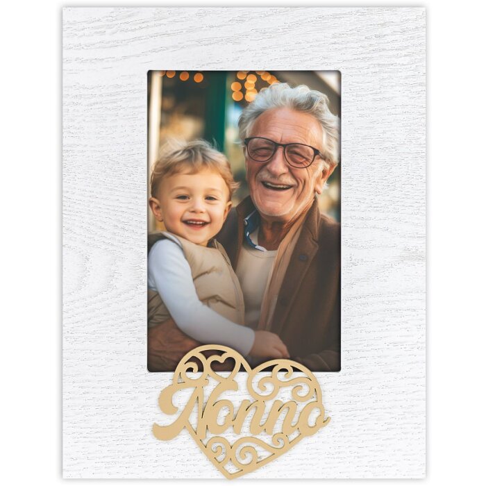 ZEP cornice per ritratto in legno Gianni "Nonno" 10x15 cm italiano