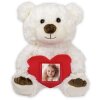ZEP Orsetto con cornice a cuore bianco 3 5x4 5 cm 16x13x23 cm