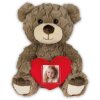 ZEP Orsetto con cornice a cuore 3,5x4,5 cm marrone 16x13x23 cm