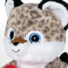 ZEP orsetto leopardato con cornice a cuore 3,5x4,5 cm 16x13x23 cm