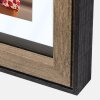 Portafoto ZEP MDF Roma marrone 15x20 cm con passe-partout 10x15 cm