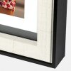 Portafoto ZEP MDF Roma bianco 15x20 cm con passe-partout 10x15 cm