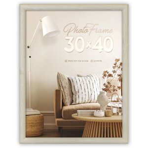 Cornice per foto ZEP MDF Genova bianco 30x40 cm