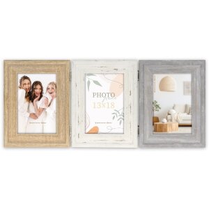Cornice doppia ZEP Imperia 3 foto 13x18 cm 56x23,5,cm
