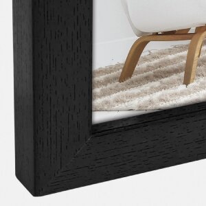 Cornice ZEP Marconi nera 10x15 cm profilo a blocco
