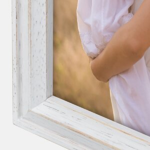 ZEP Cornice in legno Rosel 15x15 cm Bianco
