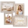 ZEP Gallery cornice per quadri Rosel in legno naturale 39x37 cm 4 foto 10x15 13x18 cm