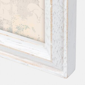 ZEP Cornice doppia in legno Rosel 2 foto 10x15 cm Bianco (27x18 cm)