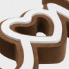 ZEP Cuvier decorazione in legno scritta Love marrone bianco 30x20cm