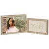 ZEP Basilea doppia cornice legno natura 36x14,5 cm foto 10x15/13x18