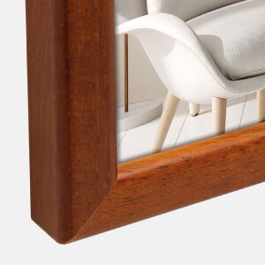 ZEP Cornice in legno Aosta 10x15 cm marrone