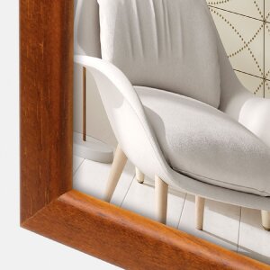 ZEP Cornice in legno Aosta 10x15 cm marrone
