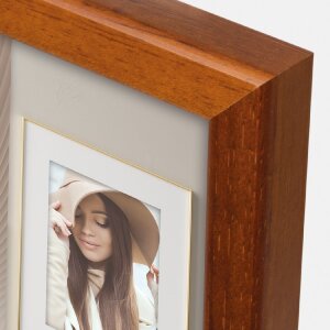 ZEP Cornice in legno Aosta 10x15 cm marrone
