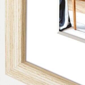 Cornice ZEP Niki naturale 20x20 cm con passe-partout 15x15 cm