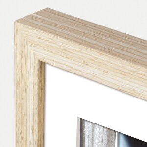 Cornice ZEP Niki naturale 20x20 cm con passe-partout 15x15 cm