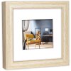 Cornice ZEP Niki naturale 20x20 cm con passe-partout 15x15 cm