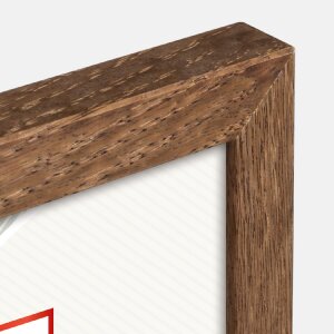 ZEP cornice in legno Certificato marrone 21x29,7 cm