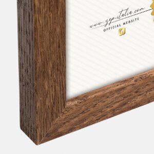 ZEP cornice in legno Certificato marrone 21x29,7 cm