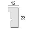 ZEP Cornice in legno Malmo marrone 20x30 cm con passe-partout 15x20 cm