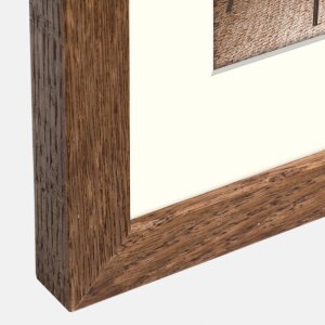 ZEP Cornice in legno Malmo marrone 50x70 cm con passe-partout 40x60 cm