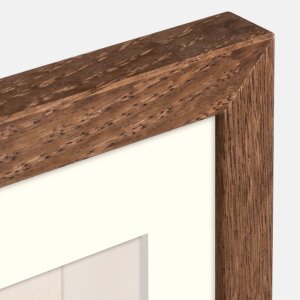 ZEP Cornice in legno Malmo marrone 50x70 cm con passe-partout 40x60 cm