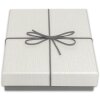 Scatola regalo ZEP Piacenza grigio 25x36x4,5 cm (24x34,5x3,8 cm)