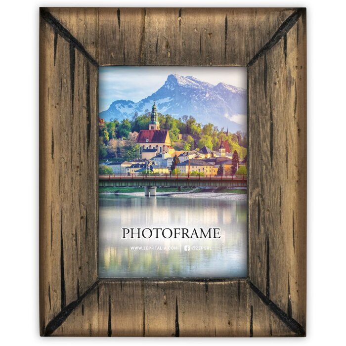 ZEP Portafoto in legno Hallstatt 15x20 cm marrone