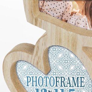 ZEP galleria fotografica in legno Frida 3 foto 12x11,5 cm cuore 13x40 cm