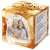 ZEP sfera glitter Globe Galaxy foto 6,5x6,2 cm oro