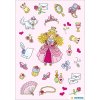 etichette decorative herma principesse i 3 fogli