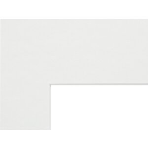 Deknudt SP111 passe-partout bianco ritagliato 9x9 cm