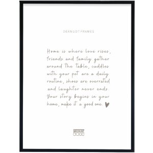 Deknudt S027S2 Cornice Aluninium nero lucido 40x40 cm