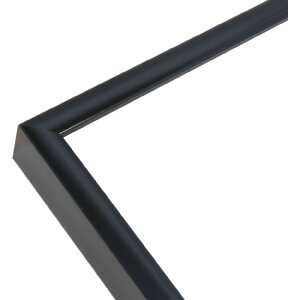 Deknudt S027S2 Cornice in alluminio nero lucido 40x60 cm