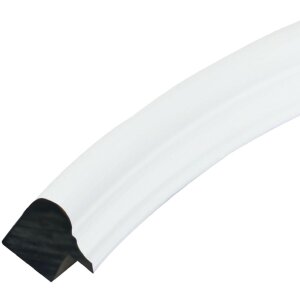 Deknudt S100F1 Cornice ovale bianca 18x24 cm in plastica