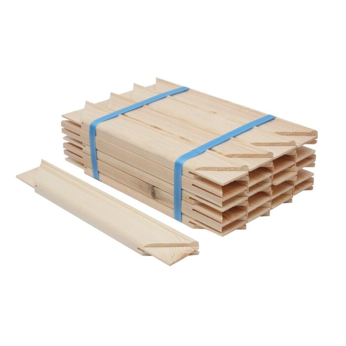 Deknudt S334 Barra per barella in legno naturale 45 cm