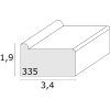 Deknudt S335 Telaio per barella in legno naturale 60x90 cm