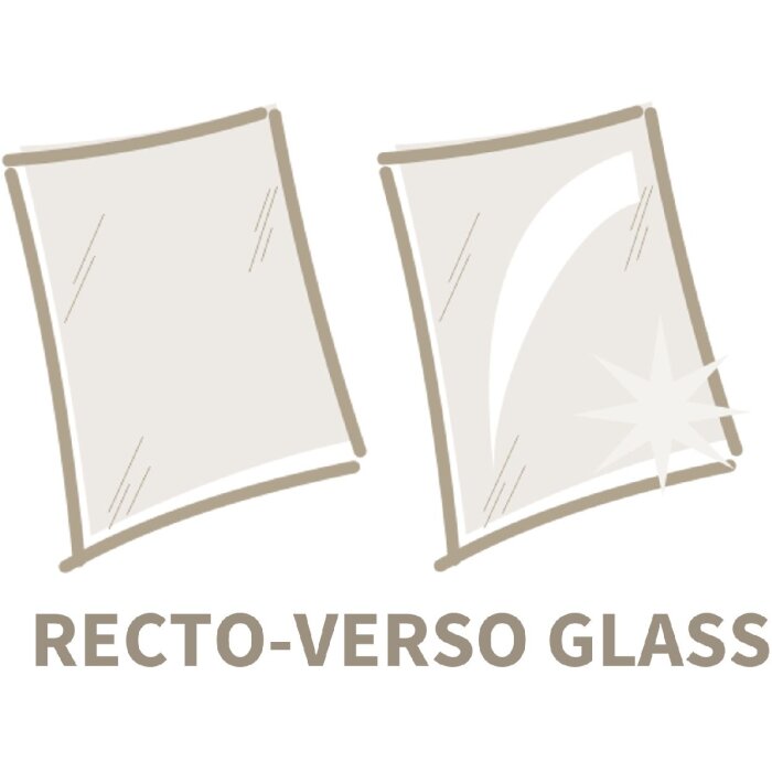 Cornice per quadri Deknudt S350A1 in vetro Recto Verso 18x24 cm