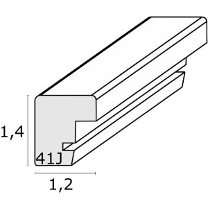 Deknudt S41JD1 Cornice di legno argento 7x10 cm