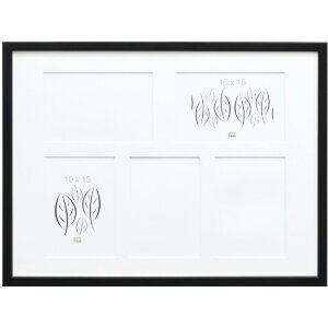 Deknudt S41JL2 Cornice da galleria nera per 5 immagini...