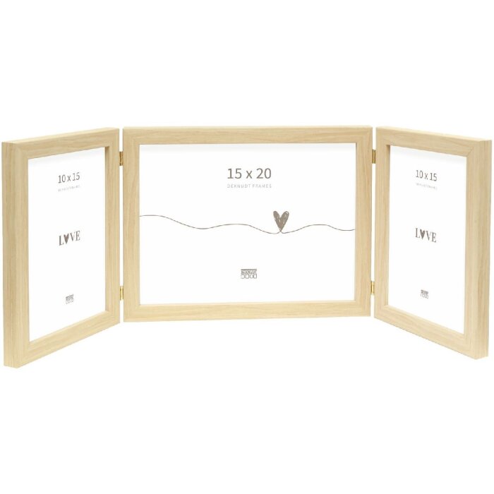 Deknudt S43AH1 Cornice multipla natura per foto 10x15 cm e 15x20 cm