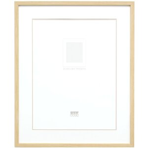 Cornice Deknudt S43AH1 in legno naturale 15x20 cm con passe-partout 10x15 cm