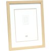 Cornice Deknudt S43AH1 in legno naturale 15x20 cm con passe-partout 10x15 cm