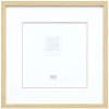 Deknudt S43AH1 cornice in legno naturale 20x20 cm con passe-partout 13x13 cm