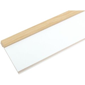Cornice Deknudt S43AH1 in legno naturale 40x50 cm con passe-partout 30x40 cm