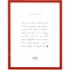 Cornice Deknudt S43AK4 tinta unita rosso 18x24cm legno