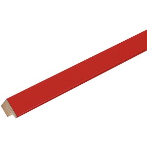 Deknudt S43AK4 cornice tinta unita rossa 20x28 cm legno