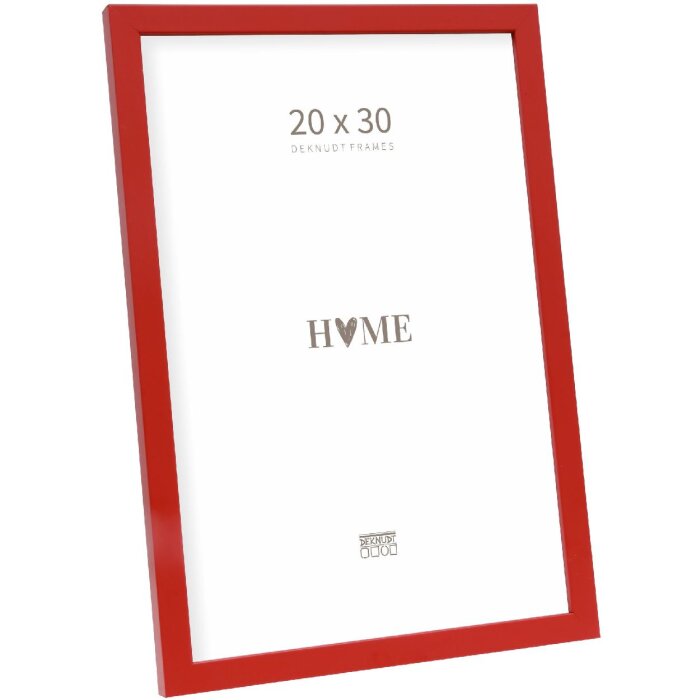 Deknudt S43AK4 Cornice a tinta unita rossa 20x30 cm legno