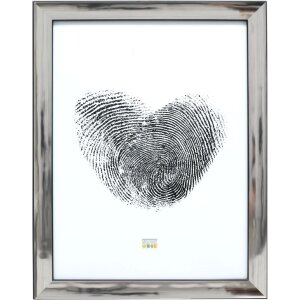 Deknudt S45ND1 Cornice argento e nera 21x29,7 cm in plastica