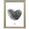 Deknudt S45ND2 cornice argento opaco e nero 21x29,7 cm plastica