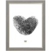 Cornice Deknudt S45VF3 grigio chiaro/bordo argento 29,7x42cm plastica